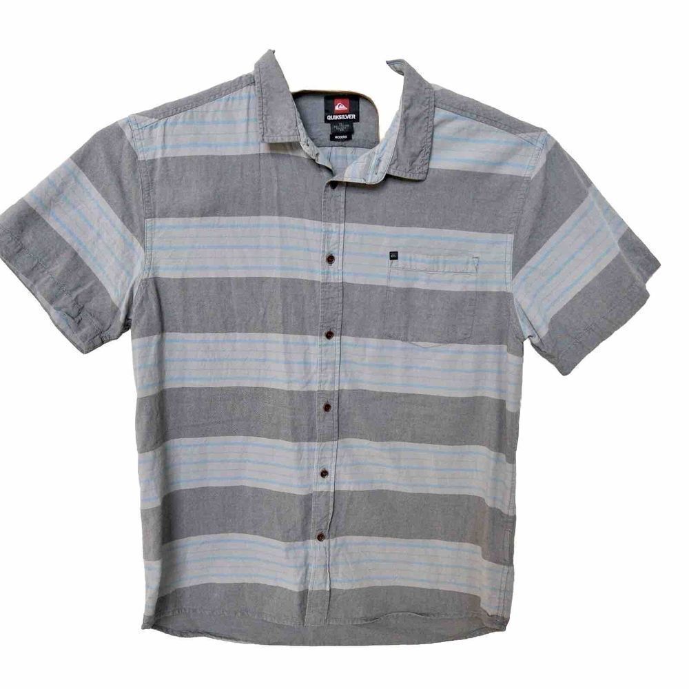 Quick Silver Mens XXL Button Up Shirt‎